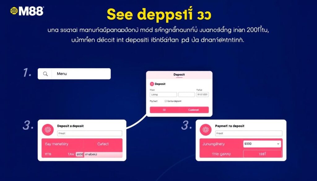 ขั้นตอนการฝากเงินครั้งแรกใน M88 ขั้นตอนการฝากเงินครั้งแรกใน M88